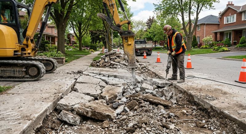 Walkway Removal in Bergen County, NJ