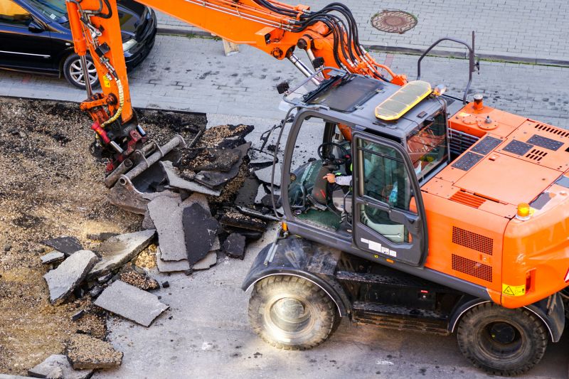Asphalt Removal Equipment in Action