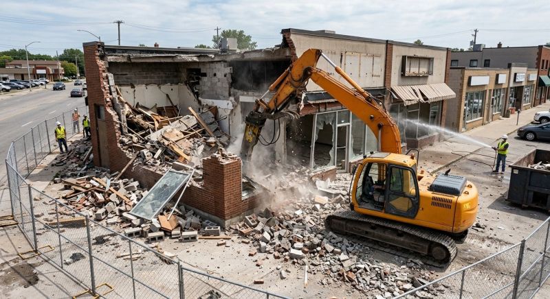 Commercial Site Demolition in Sacramento, CA